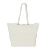 Gepersonaliseerde katoenen totebag in marinestijl – geborduurd, grote capaciteit
