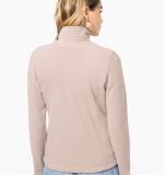 Microfleece met rits dames