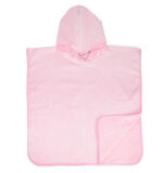 Babyponcho met Capuchon en Geborduurd Diertje